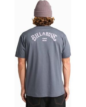 Billabong Arch Wave Short Sleeve T-Shirt - Blue