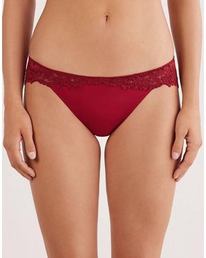 Intimissimi Pretty Flowers Briefs - Red