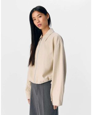 Object Chaqueta Bomber Beis De -Neutro