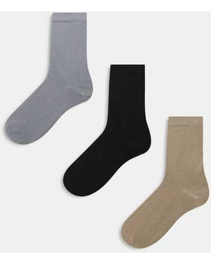 ASOS Confezione Da 3 Paia Di Calzini - Bianco