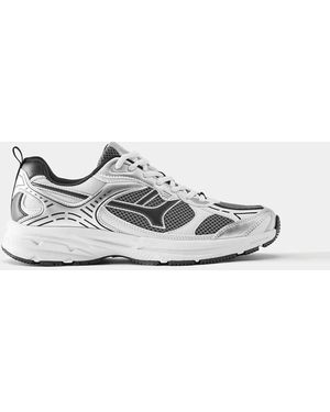 Pull&Bear Sneakers Multielemento Color Argento - Bianco
