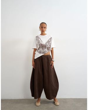 TOPSHOP Cord Mid Length Ovoid Trouser - Multicolor