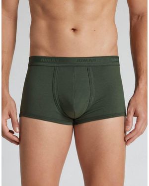 Intimissimi Superior Cotton Boxers With Logo - Green