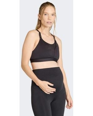 adidas Originals Optime Workout Medium Support Bra Maternity - Blue