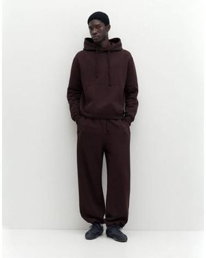 Pull&Bear Joggers Ampi Color Cioccolato - Marrone