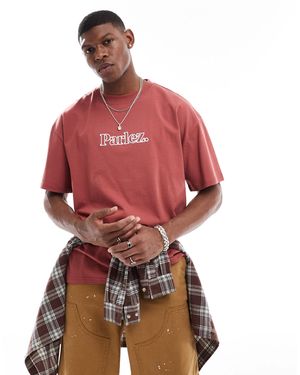 Parlez – staffa – oversize-t-shirt - Rot