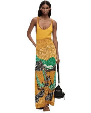 Desigual Jacquard Strap Dress - Grey