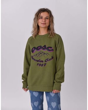 OOSC Sudadera Powder Club De -Verde