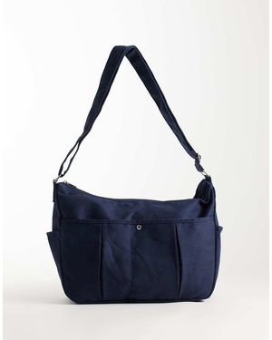 ASOS Canvas Utility Crossbody Bag - Blue