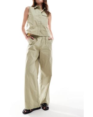 Jdy Wide Leg Trouser Co-Ord - Natural