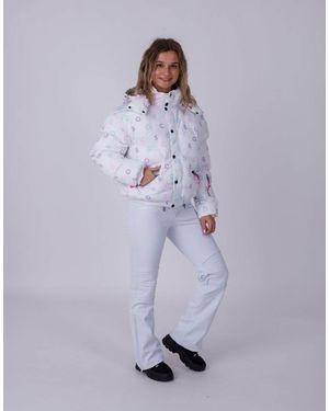 OOSC Piumino Chic Con Stampa - Viola