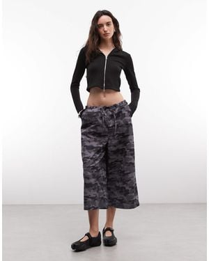 Collusion Low Rise 3/4 baggy Culotte - White