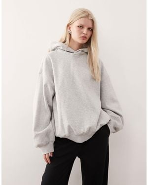 Weekday Soft Heavy Oversized Hoodie - Natural