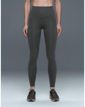 Oysho Leggings A Vita Alta Alla Caviglia A Pied De Poule Grigie - Grigio