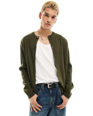 ASOS Cardigan Girocollo - Verde