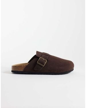 ASOS Mule Sandals With Cork Sole - Brown