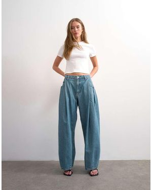 TOPSHOP Coccon Barrel - Azul