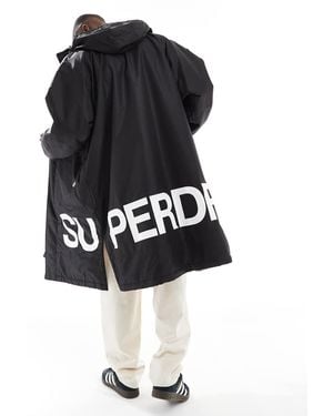 Superdry Waterproof Changing Robe - Black