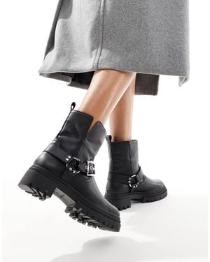 ALDO Harlyy Biker Ankle Boots - Gray