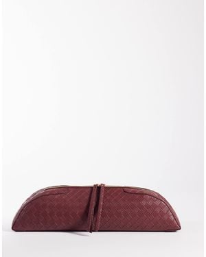 ASOS Pencil Case Elongated Clutch - Purple