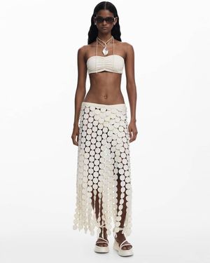 Desigual Catwalk Skirt - White