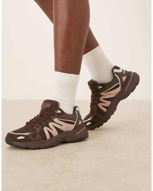 ASOS Divine Lace Up Trainers - Natural