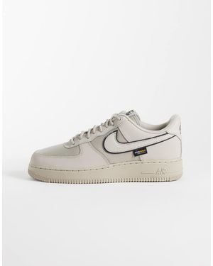 Nike Air force 1 '07 lv8 cordura baskets en clair et noir - Gris