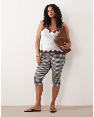 ASOS Asos Design Curve Jersey Capri legging - Gray