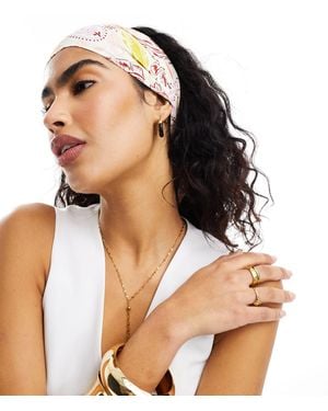 ASOS – enges kopftuch - Weiß