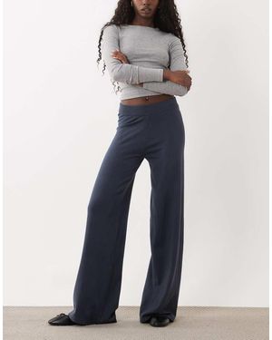 Mango Relaxed Trouser - Blue