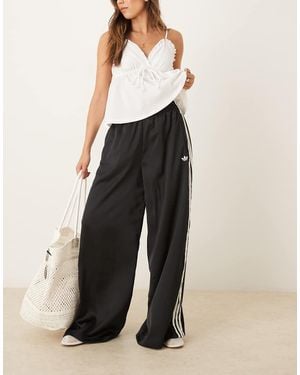 adidas Originals Joggers A Fondo Ampio Neri - Nero