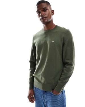 Levi's Lightweight Batwing Logo Knit Sweater - Green