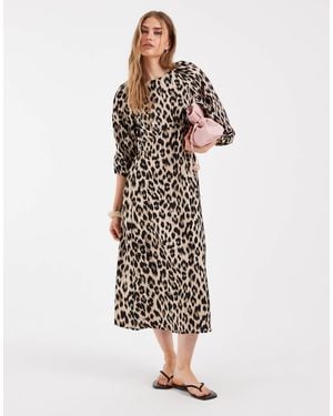 ONLY Belt Detail Maxi Dress - White