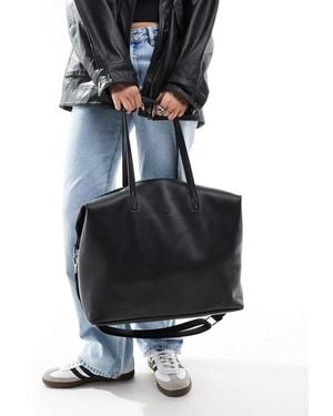 PASQ Twin Strap Shoulder Bag - Black