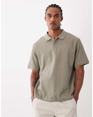 Jack & Jones Ribbed Polo - Green