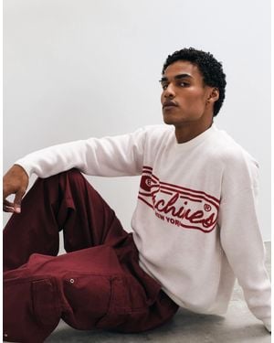 ASOS Oversize-strickpullover mit rundhalsausschnitt - Pink