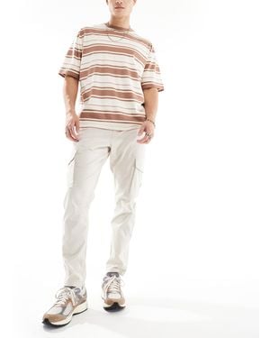 Only & Sons Slim Fit Tapered Cargo - White