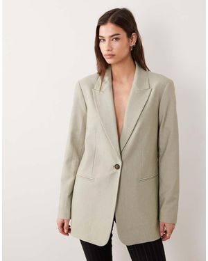 ASOS Tailored Relaxed Blazer - Natural