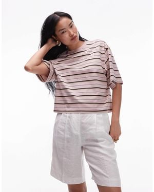 & Other Stories – kastig geschnittenes oversize-t-shirt - Mehrfarbig