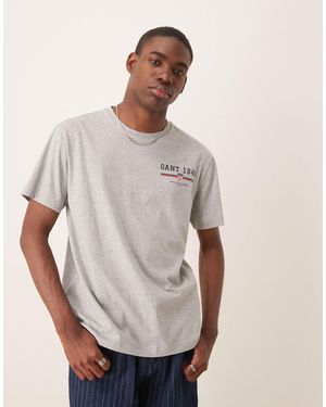 GANT T-shirt à petit logo - Neutre