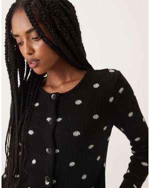 ASOS Neat Fit Cardigan - Black