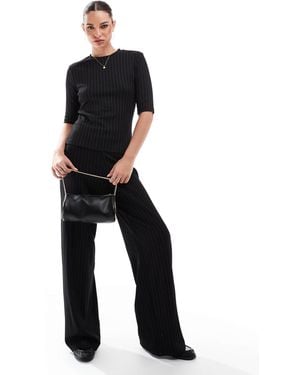 French Connection Regina Wide Leg Pants Co-ord - Black