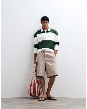 ASOS Oversized Ruby Polo Sweatshirt - White