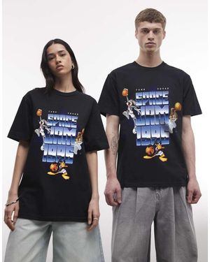 PRNT Space Jam 1996 Relaxed T-Shirt - Blue