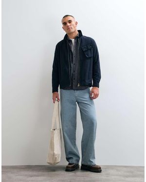 Barbour A7 Zip Through Overshirt - Blue