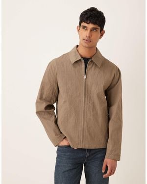 ASOS Check Jacket - Natural