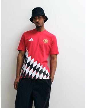 adidas Originals Adidas football – manchester united 26 – stadium – t-shirt - Rot