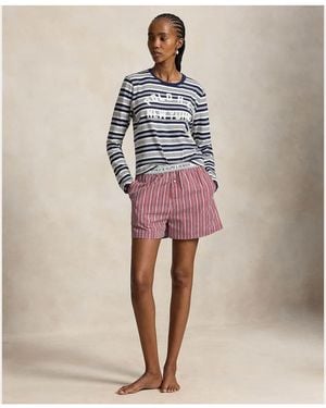 Polo Ralph Lauren Cotton Poplin Sleep Boxer - Pink