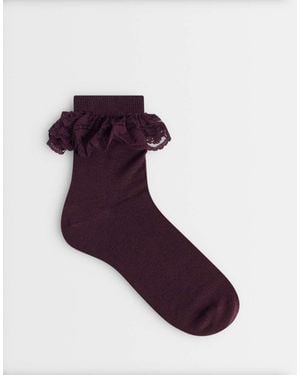 Dr. Martens Frill Socks - Purple
