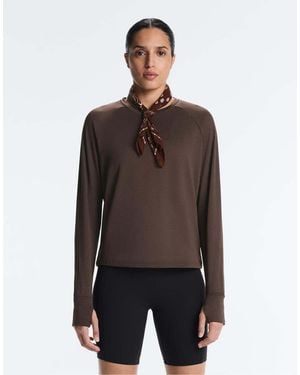 Oysho Long-sleeved Technical T-shirt - Brown